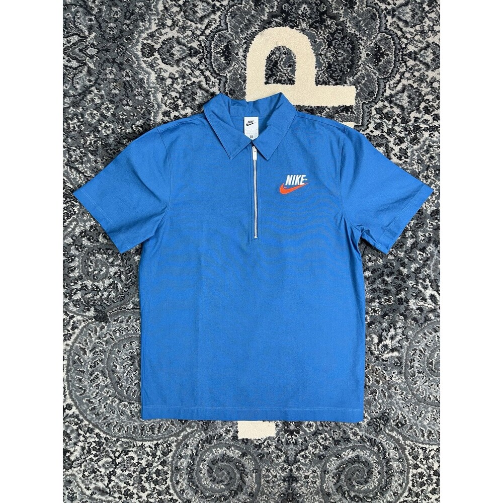 BRAND NEW NIKE MENS BOWLING SHIRT SIZE MEDIUM BlUE
